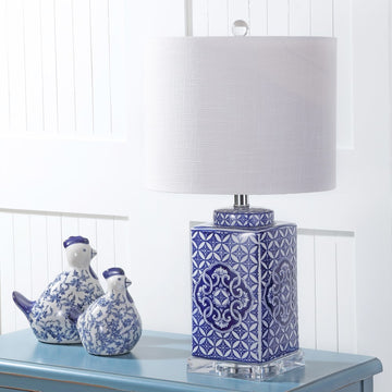 Choi 23" Chinoiserie LED Table Lamp - JONATHAN Y